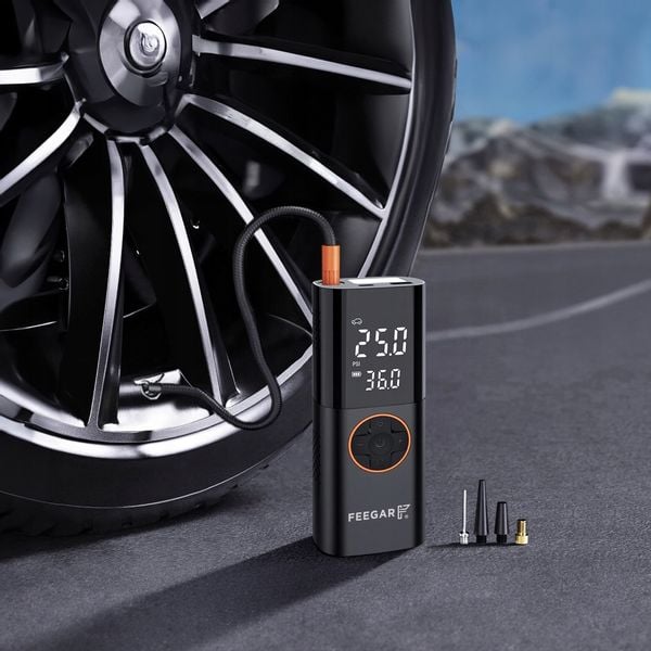 Kompresor Samochodowy Feegar Pompka Sprężarka 12V zdjęcie 11