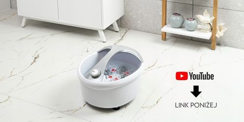 Masażer do stóp first austria PODGRZEWANIE WIBRACJE + BĄBELKI na Arena.pl