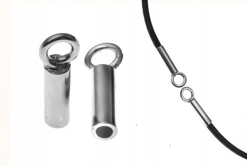 RZEMIEŃ RZEMYK CZARNY Z ZAPIĘCIAMI ZE SREBRA 925 70 CM na Arena.pl