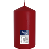 Świeca pieńkowa walec BISPOL Aura sw80/150-036 (burgund) ~66h