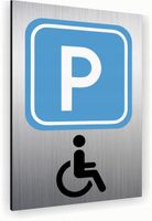 Tabliczka informacyjna dibond 20x15 cm PARKING DLA NIEPEŁNOSPRAWNYCH