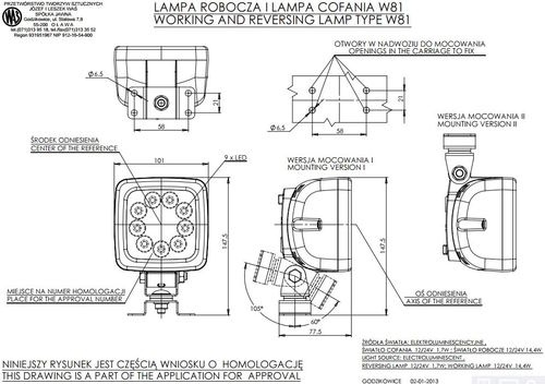Lampa LED robocza W81 (683) na Arena.pl