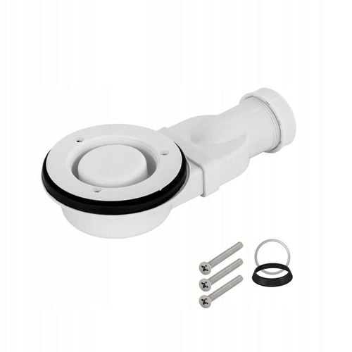 SYFON POZIOMY 90 mm BRODZIKOWY NISKI CZYSZCZONY OD GÓRY ODPŁYW fi 40 na Arena.pl