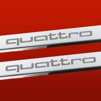 Listwa progowa AUDI TT MK2 8J QUATTRO Stal nierdzewna 304 połysk 2szt