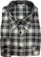 Koszula Robocza Flanelowa Leon Xl Szara Wzrost 182 Kołnierzyk 43