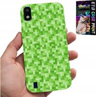 ETUI DO SAMSUNG A10 - WZORY Z GIER Z GRY PIKSEL PIKSELE PLECKI