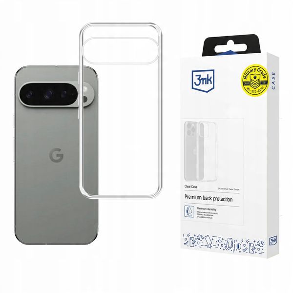 Silikonowe etui na Google Pixel 10/Google Pixel 10 Pro - 3mk Clear Case zdjęcie 1