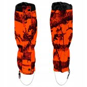 Stuptuty, ochraniacze myśliwskie na nogi pomarańczowy kamuflaż