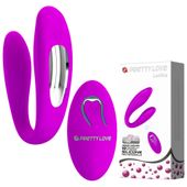 Wibrator Dla Par Podkowa Różowy Z Pilotem Sterującym - Pretty Love Letitia