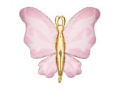 Balon foliowy Motyl różowy 69 cm