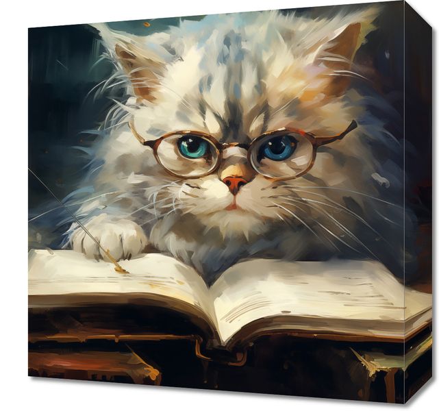 Obraz 40x40cm Ucz Się Ucz zdjęcie 1