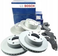 BOSCH TARCZE + KLOCKI PRZÓD + TYŁ INTERSTAR II NV400 MOVANO B MASTER III