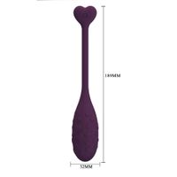 pretty love - fisherman purple, 12 vibration functions mobile app remote