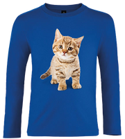 Bluzka tshirt z długim rękawem Kot