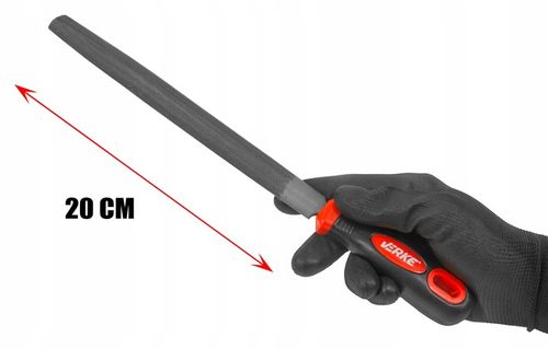 ZESTAW PILNIKÓW PILNIK ŚLUSARSKI ZDZIERAK TARNIK METALU PŁASKI OKRĄGŁY 20cm na Arena.pl