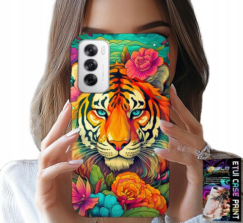 ETUI DO OPPO RENO12 5G - ZWIERZĘCE WZORY TYGRYS TYGRYSEK CASE na Arena.pl