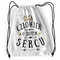 Plecak Dla Olgi Sportowy Szkolny Worek Torba Z Nadrukiem Ze Zdjęciem