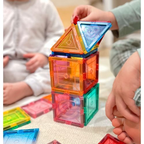 WOOPIE Magnetyczne Klocki Konstrukcyjne Montessori 3D na Arena.pl