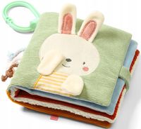 BABYONO KSIĄŻECZKA SENSORYCZNA NATURE MIĘKKA ZAWIESZKA LUSTERKO 0+ 1531