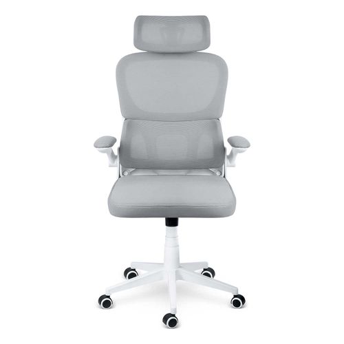 Fotel biurowy z mikrosiatki Sofotel Formax szary na Arena.pl