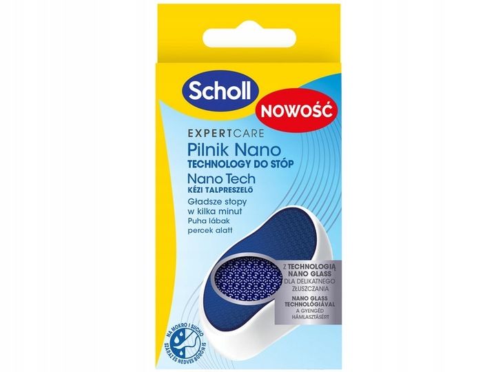 Pilnik do stóp SCHOLL Nano Glass Biało-niebieski zdjęcie 1