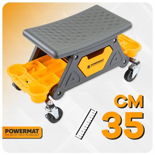 KRZESŁO WARSZTATOWE STOŁEK TABORET NA KÓŁKACH 3 SCHOWKI 200 KG SIEDZISKO na Arena.pl