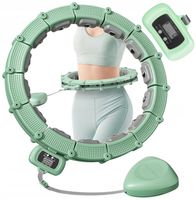 KOŁO HULA HOOP SMART MODUŁOWY MASAŻER CIAŁA Z WYPUSTKAMI I LICZNIKIEM LCD