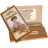 Pamiątka komunii dla chłopca kartka komunijna prezent na komunię pieniądze