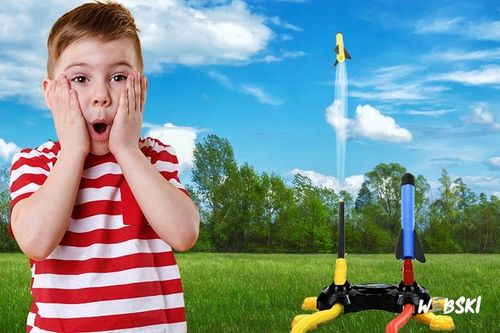 NAJLEPSZY PREZENT NA ŚWIĘTA DLA 5 6 7 8 9 10 LATKA Wyrzutnia RAKIET zestaw na Arena.pl