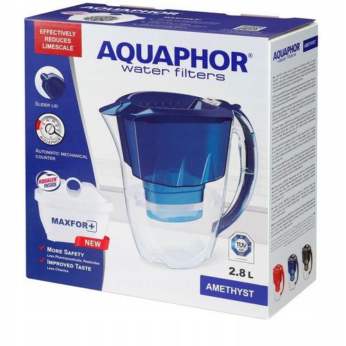 Dzbanek filtrujący Aquaphor czarny + 6 filtrów. na Arena.pl