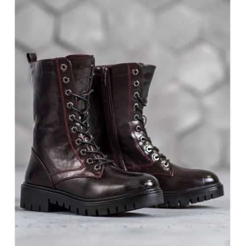 Bordowe Botki Glany r.36 na Arena.pl