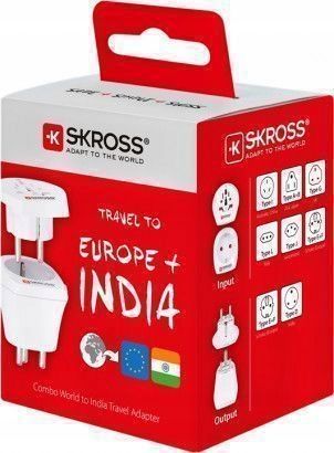 Adapter podróżny SKROSS z Polski do Indii + adapter Świat do Polski na Arena.pl