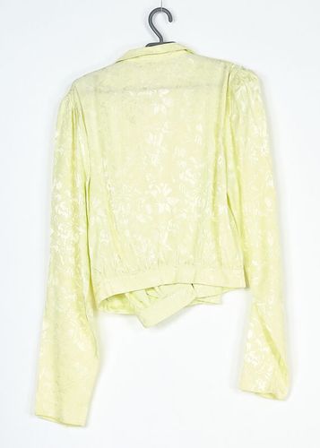 BLUZKA DAMSKA WIĄZANA SELEDYNOWA ROZMIAR 42 na Arena.pl