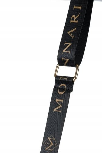 MONNARI Torebka na ramię LISTONOSZKA Pojemna DWUKOMOROWA PASEK LOGO PREMIUM na Arena.pl