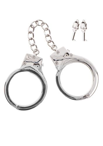 Silver Plated BDSM Handcuffs Silver na Arena.pl