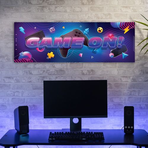 Emaga Obraz na płótnie, dla gracza abstrakcja - 90x30 na Arena.pl