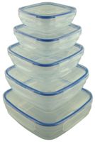 ZESTAW 5 POJEMNIKÓW HERMETYCZNYCH ŻYWNOŚCI KOMPLET