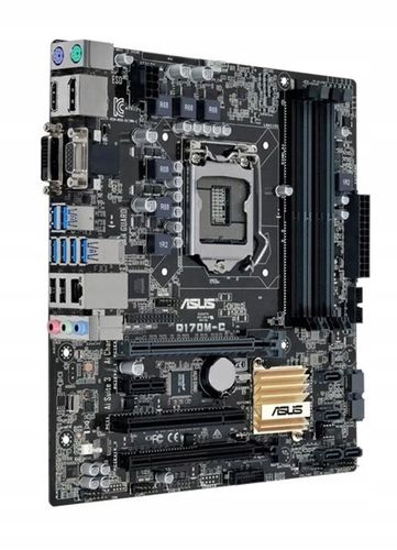 PŁYTA GŁÓWNA ASUS Q170M-C S1151 USB 3 PCIE 3.0 HDMI DP DVI VGA na Arena.pl