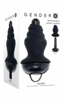 gender x echo - wibrujący model z silikonową nakładką, 15,3 cm