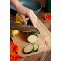 Stalowy NOŻ JAPOŃSKI kuchenny nóż UNIWERSALNY 18cm Santoku Silva Starke Pro