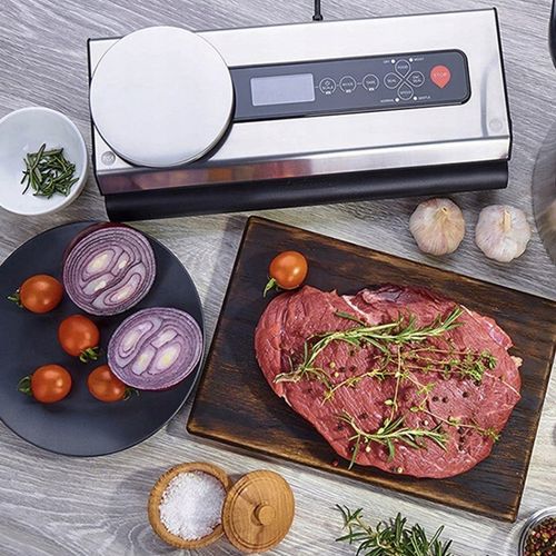 Zgrzewarka Próżniowa do Żywności Pakowarka Jedzenia z Wagą + Folia i Worki na Arena.pl