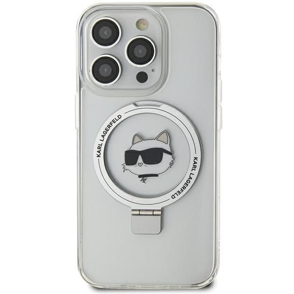 Etui Karl Lagerfeld do iPhone 15 Pro Max, Biały, MagSafe zdjęcie 3