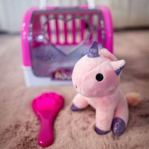 WOOPIE Transporter Domek dla Jednorożca Zestaw do Pielęgnacji na Arena.pl