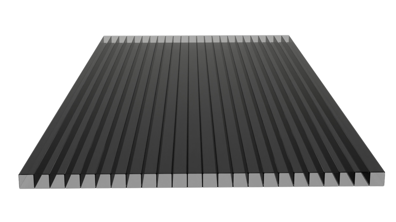 Poliwęglan komorowy 500x700 dymny (szary) 10 mm zdjęcie 1