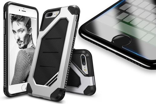 ETUI RINGKE MAX IPHONE 8/7 PLUS + SZKŁO 3MK FG na Arena.pl