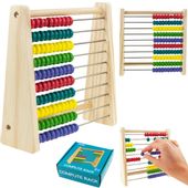 LICZYDŁO DREWNIANE NAUKI LICZENIA SZKOLNE DZIECI