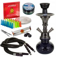 SHISHA SZISZA FAJKA WODNA BONGO KAMIENIE+ AKCESORIA ZESTAW NA PREZENT