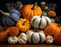 Plakat 65x50cm Jesienne Bogactwo