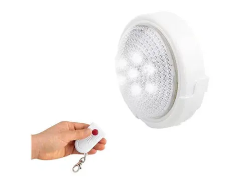Lampka dotykowa 5 LED z pilotem lampa baterie na Arena.pl
