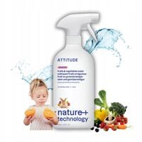 Płyn do Mycia Owoców i Warzyw 800 ml Naturalny Attitude Bezzapachowy